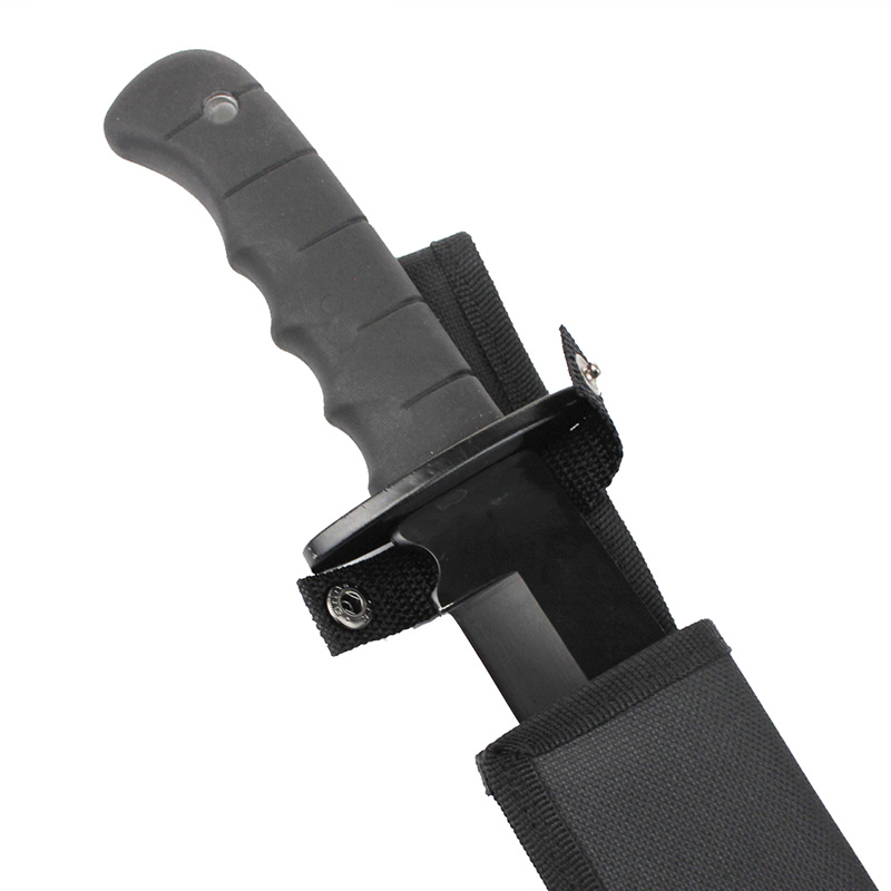 НІЖ  ЧОРНИЙ  , MIL-TEC Kampfmesser Mit Bowieklinge
